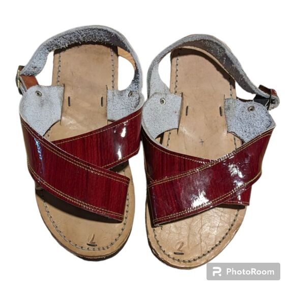 Brown Mexican Sandals Size 8.5 - Picture 4 of 7